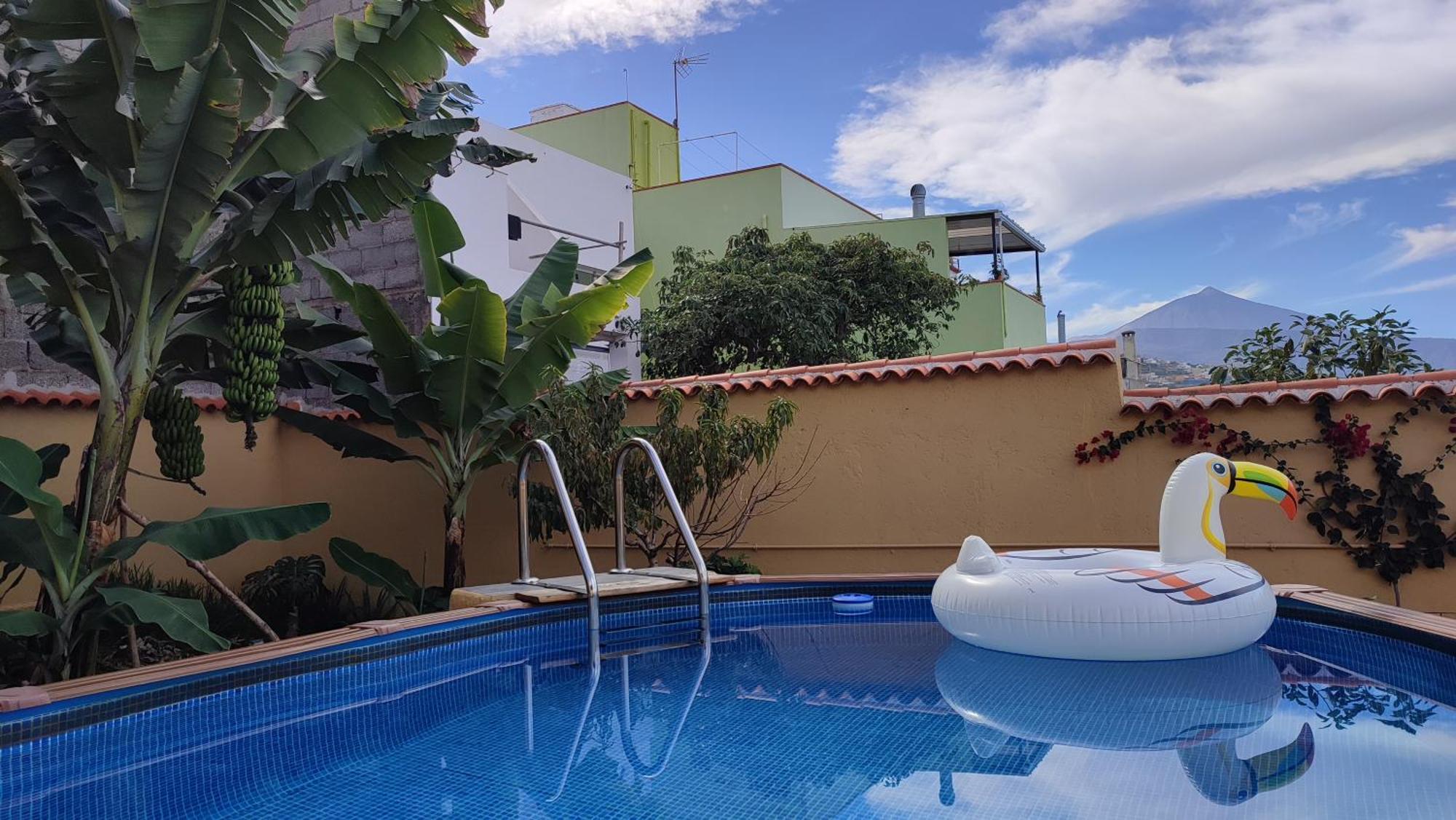 Casa" Vistas Al Teide" Mar Piscina Privada Parking Cubierto Gratuito En Las Instalaciones La Victoria de Acentejo Kültér fotó