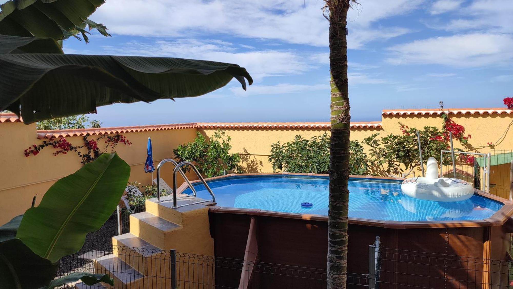 Casa" Vistas Al Teide" Mar Piscina Privada Parking Cubierto Gratuito En Las Instalaciones La Victoria de Acentejo Kültér fotó